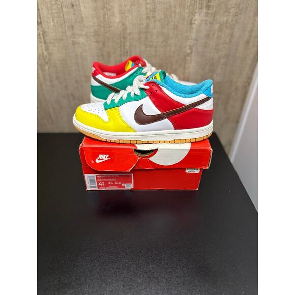 Nike Other - SZ 4.5y - Nike Dunk Low Free 99 White (GS) - New w/ box